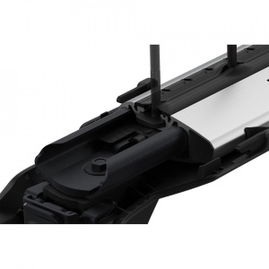 Bare transversale Thule WingBar Evo Flush Edge Silver dedicate pentru Toyota bZ4X 5-dr SUV 2022- cu bare longitudinale integrate - Img 10