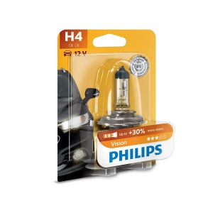 Bec Halogen Philips H4 Vision 12V 60/55W P43t-38
