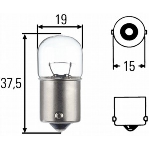 Bec Hella R10W 12V 10W BA15s
