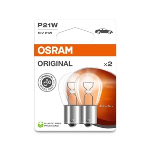 BLISTER 2 BECURI 12V21W P21W ORIGINAL