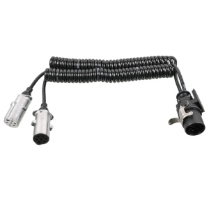 Cablu Y adaptor pentru cablu spiralat, cu mufa metalica