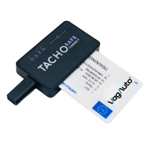 Cititor de date tahografe digitale si carduri tahografice TachoSafe Connect cu conexiune 4G/LTE(SIM) și stocare în cloud