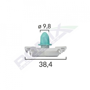 Clips Fixare Elemente Exterioare Pentru Vw - Alb Set 10 Buc