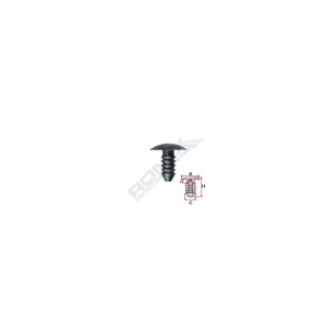 Clips Tapiterie Pentru Fiat/Grup Vag 7X17.9Mm - Gri Set 10 Buc