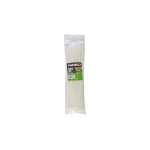 Coliere plastic 3,6x300 Alb - Set 100 buc