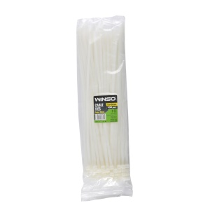Coliere plastic 7,6x450 Alb - Set 100 buc