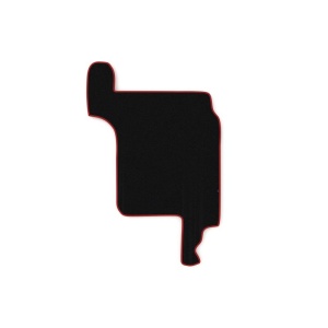 Covoras central cabina camion F-Core, velur, pentru MAN TGX, 2007+ , Negru - Rosu