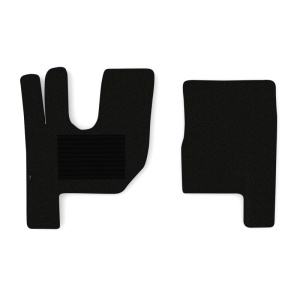 Covorașe Auto F-CORE, Set 2 Bucăți, Velours Negru