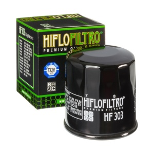 Filtru ulei HIFLO pentru motociclete, HF303 - Honda CBF500, CBR600 - Kawasaki ZX600, 650 Ninja - Yamaha XV1700