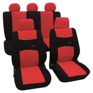 Husa scaun auto Petex, Colori, culoare rosu/negru