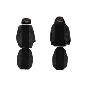 Huse Matlasate din Piele Ecologică pentru Scaune Camion SCANIA G II, L, P II, R II, S 09.16-