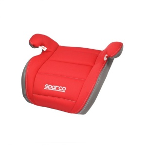 Inaltator auto Sparco Booster F100K, varsta recomandata 4-12 ani, Rosu/Gri