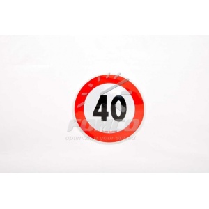 Indicator auto reflectorizant limitare viteză 40km