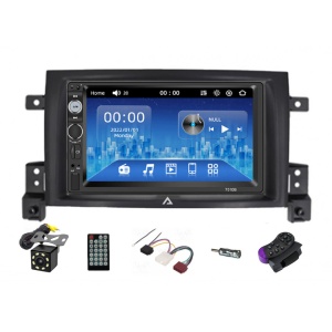 [KIT] MP5 Player pentru Suzuki Grand Vitara 2005-2015, WinCE, Bluetooth, USB, CardSD, Camera Marsarier, Auxiliar, Mirrorlink, Touchscreen, - AD-BGP7010B,AD-BGRSU0122DIN