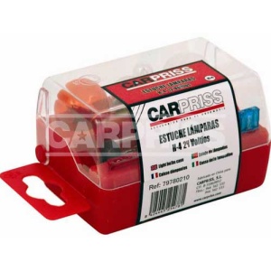 Kit rezerva becuri Carpriss H4 24V 75/70W P43t