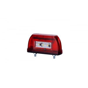 Lampă mică stop și iluminare plăcuță înmatriculare, Horpol, LED, culoare alb-roșu, alimentare 12/24V