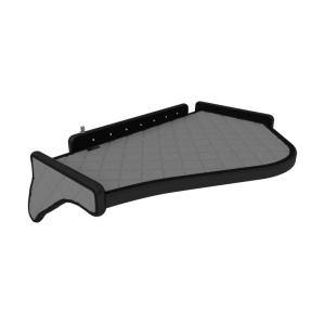 Masa bord, F-CORE, cu led, pentru VOLVO FH, FH 16, FM, 2003+, Gri - Img 1