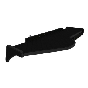 Masa bord, F-CORE, cu led si sertar, model lung, pentru VOLVO FH, FH 16, FH 16 II, FH II, FM, 2009+, Negru
