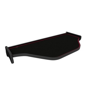 Masa bord, F-CORE, pentru DAF XF 105, 2005+, Negru/ Rosu