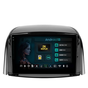 Navigatie 2K HUB64 Renault Koleos (2009-2016), 4GB RAM, Android 13, Octacore, Slot Sim 4G, DSP, GPS, Wi-FI, Carplay, Android Auto, USB, Bluetooth, Waze, Touchscreen, 9.5 Inch