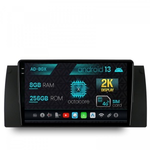 Navigatie BMW E39,E53,E38, Android 13, X-Octacore , 8GB RAM , 256GB ROM, 9.5 Inch - AD-BGX9008,AD-BGRKIT396