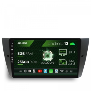 Navigatie BMW Seria 3 E90, E91, E92, Android 13, Z-Octacore , 8GB RAM , 256GB ROM, 9 Inch - AD-BGZ9008,AD-BGRKIT391 - Img 2