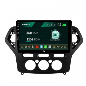Navigatie Ford Mondeo (2007-2010) Clima Manuala, Android 12, A-Octacore , 2GB RAM , 32GB ROM, 9 Inch - AD-BGA9002,AD-BGRKIT126