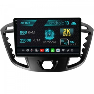 Navigatie Ford Transit , Tourneo (2012-2020), Android 13, X-Octacore , 8GB RAM , 256GB ROM, 9.5 Inch - AD-BGX9008,AD-BGRKIT123