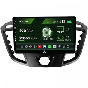 Navigatie Ford Transit , Tourneo (2012-2020), Android 13, Z-Octacore , 8GB RAM , 256GB ROM, 9 Inch - AD-BGZ9008,AD-BGRKIT123
