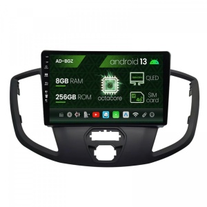 Navigatie Ford Transit , Tourneo (2012-2020), Android 13, Z-Octacore , 8GB RAM , 256GB ROM, 9 Inch - AD-BGZ9008,AD-BGRKIT123 - Copie