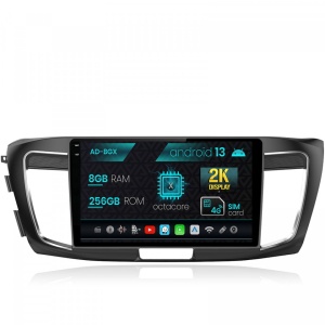 Navigatie Honda Accord 9 (2013-2017), Android 13, X-Octacore , 8GB RAM , 256GB ROM, 10.36 Inch - AD-BGX10008,AD-BGRKIT002