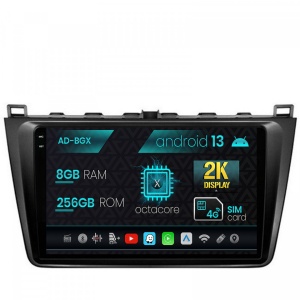 Navigatie Mazda 6 (2008-2013), Android 13, X-Octacore , 8GB RAM , 256GB ROM, 9.5 Inch - AD-BGX9008,AD-BGRKIT328
