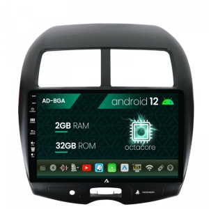 Navigatie Mitsubishi ASX (2010-2018), Android 12, A-Octacore , 2GB RAM , 32GB ROM, 10.1 Inch - AD-BGA10002,AD-BGRKIT267