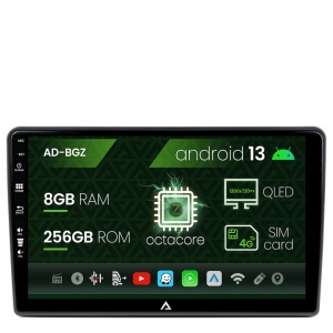 Navigatie Opel, Android 13, Z-Octacore , 8GB RAM , 256GB ROM, 9 Inch - AD-BGZ9008,AD-BGRKIT388
