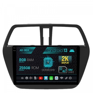 Navigatie Suzuki SX4 S-Cross (2012-2016), Android 13, X-Octacore , 8GB RAM , 256GB ROM, 9.5 Inch - AD-BGX9008,AD-BGRKIT305