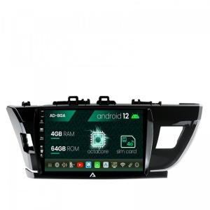 Navigatie Toyota Corolla (2012-2016), Android 12, A-Octacore , 4GB RAM , 64GB ROM, 10.1 Inch - AD-BGA10004,AD-BGRKIT076