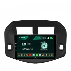 Navigatie Toyota RAV4 (2005-2013), Android 12, A-Octacore , 2GB RAM , 32GB ROM, 10.1 Inch - AD-BGA10002,AD-BGRKIT069B