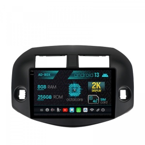 Navigatie Toyota RAV4 (2005-2013), Android 13, X-Octacore , 8GB RAM , 256GB ROM, 10.36 Inch - AD-BGX10008,AD-BGRKIT069B