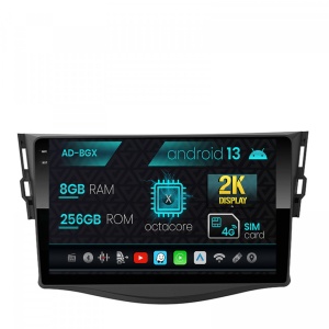 Navigatie Toyota RAV4 (2006-2013), Android 13, X-Octacore , 8GB RAM , 256GB ROM, 9.5 Inch - AD-BGX9008,AD-BGRKIT096