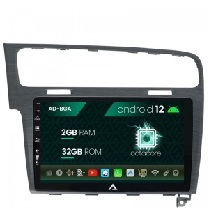 Navigatie Volkswagen Golf 7, Android 12, A-Octacore , 2GB RAM , 32GB ROM, 10.1 Inch - AD-BGA10002,AD-BGRKIT023A