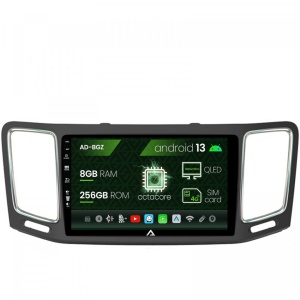 Navigatie Volkswagen Sharan (2012-2018), Android 13, Z-Octacore , 8GB RAM , 256GB ROM, 9 Inch - AD-BGZ9008,AD-BGRKIT044