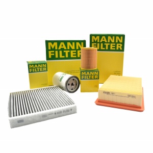 Pachet filtre revizie Mann-Filter BMW Seria 3 E90 320 d 163 CP, cod motor N47 D20 A
