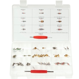 Rk1331 Set 50 Diferite Valve A/C+ Cheie Valve - Errecom