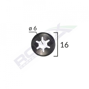 SAIBA FIXARE TAPITERIE UNIVERSAL - NEGRU - 16MM SET 25 BUC
