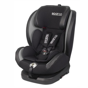 Scaun auto pentru copii SPARCO SPRO 600IRD, 0-36 kg , cu sistem ISOFIX - Negru / Gri
