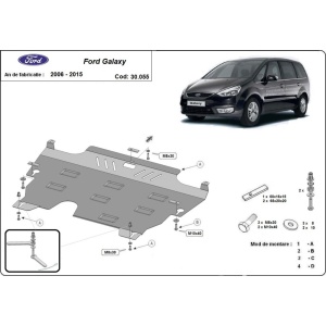 Scut motor metalic pentru Ford Galaxy 2 ( 2007 - 2015 )