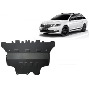 Scut motor metalic pentru și cutie de viteză Skoda Octavia 3 - cutie de viteză automată ( 2013 - 2019 )