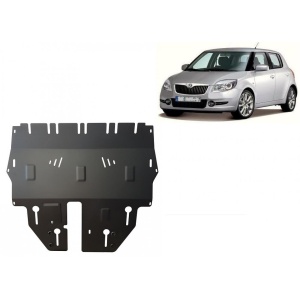 Scut motor metalic pentru Skoda Fabia 2 - Benzina ( 2007 - 2014 )