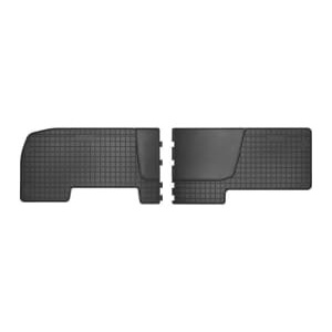 Set 2 Covorase Auto MAMMOOTH, Cauciuc, pentru OPEL VIVARO B 2014+ BUS, Negru