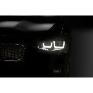 SET 2 FARURI LED PENTRU BMW 1 (F20.F21) (2011-2014) NEGRU LEDriving HALOGEN LEDHL103-CM OSRAM